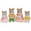 Sylvanian Families Striped Cat Family 1