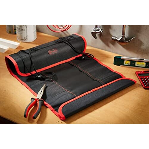 Tool roll Roll Tool Bag Organizer with 22 Pockets Tool Storage Tool Bag COX952062 2