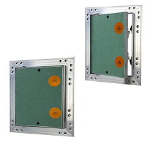 KRAL1 Lid 150 x 200 mm plasterboard 125 mm Aluminium Frame Mint Green