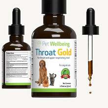 Throat Gold For Dogs Natural Herbal Cough Throat And Respiratory Support For Dogs