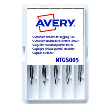 Aghi standard per pistola per tessuti AVERY con coltello integrato - Confezione da 5