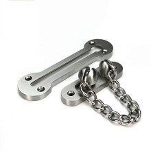 Fechadura de corrente de porta extra grossa V-CORME - Proteo de corrente de segurana de porta fundida em ao inoxidvel Sus304 Trava de trava
