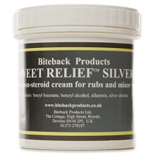 Sweet Relief Silver Support Cream For Sensitive Skin Minor Wounds Rubs Dog Horse 250g