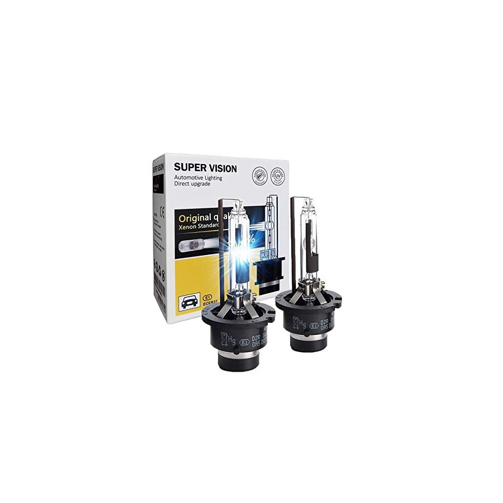 Socalled 2X D2r Hid Bulbs 35W Ac Factory Xenon Hid Headlight Direct Replacement 6000K Crystal White 732341331092