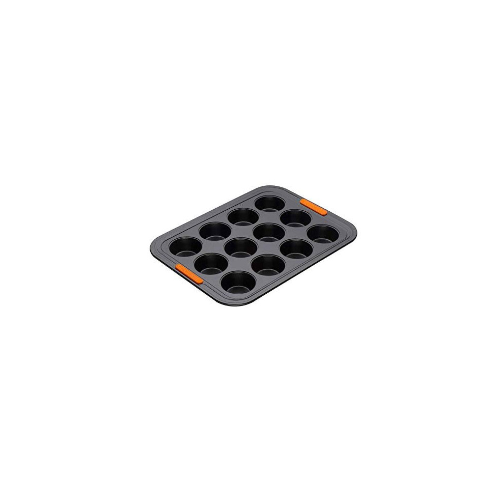 NonStick Carbon Steel Bakeware 12 Cup Mini Muffin Tray Black 30 cm 94101300000000