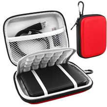 External Hard Drive Carry Case for Western Digital WD My Passport Mac Ultra WD Elements SE WD Gaming 25 Inch Shockproof Travel Portable Bag HDD 1TB