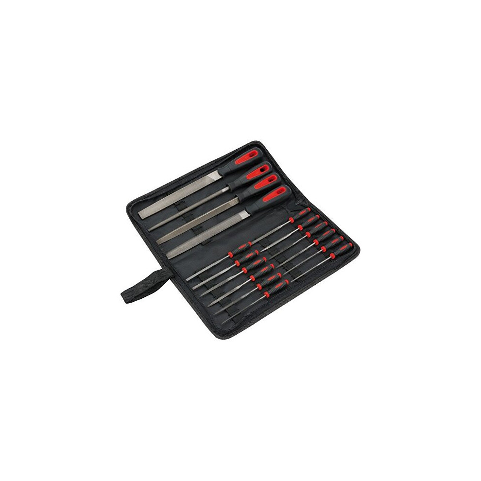 Redline 68904 File Set 16Piece RedBlack