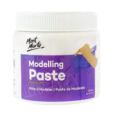 Modelling Paste 500ml White Ideal for 3D effects Suitable for Acrylic Painting and Oil Painting Texture Paste for Canvas