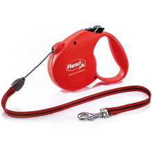 Basic Standard Cord Red Medium 5m Retractable Dog LeashLead for dogs up to 20kgs44lbs