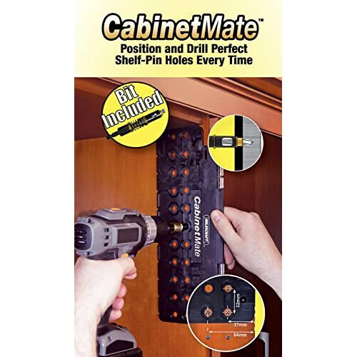1316 CabinetMate Shelf Pin Drilling Jig 1