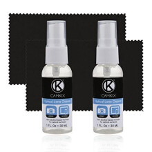 Lens and Screen Cleaning Kit 2x cleaning spray 2x microfiber cloth Perfect to clean the lens of your DSLR or camera Also great for your smartphone