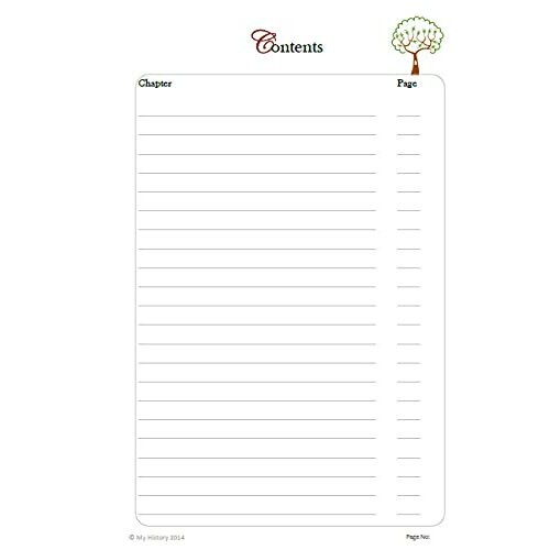 Family Tree Book Page Starter Pack White 2
