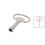 Electric Meter Box Cupboard Utility Key Triangle Socket Spanner 2