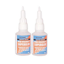 2 x 50g BOND IT HIgh Viscosity super glue adhesive Clear Cyanoacrylate