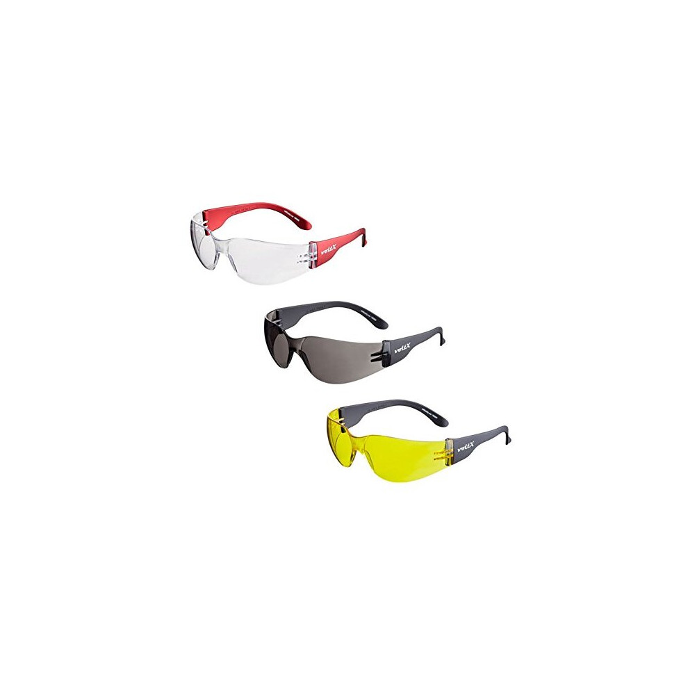 3 X Voltx Grafter Lightweight Industrial Safety Glasses Ukca Ce En166f Certifiedcycling Safety Glasses Mixed Lens Antifog And Antiscratch Uv400 Lens 5060225833536