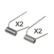 Pack of 4 Letter PlateLetterbox Springs with Cranked Arm 2 Different Sizes