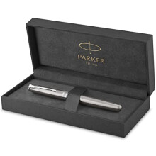 Sonnet Fountain Pen Stainless Steel with Palladium Trim Medium Nib Gift Box
