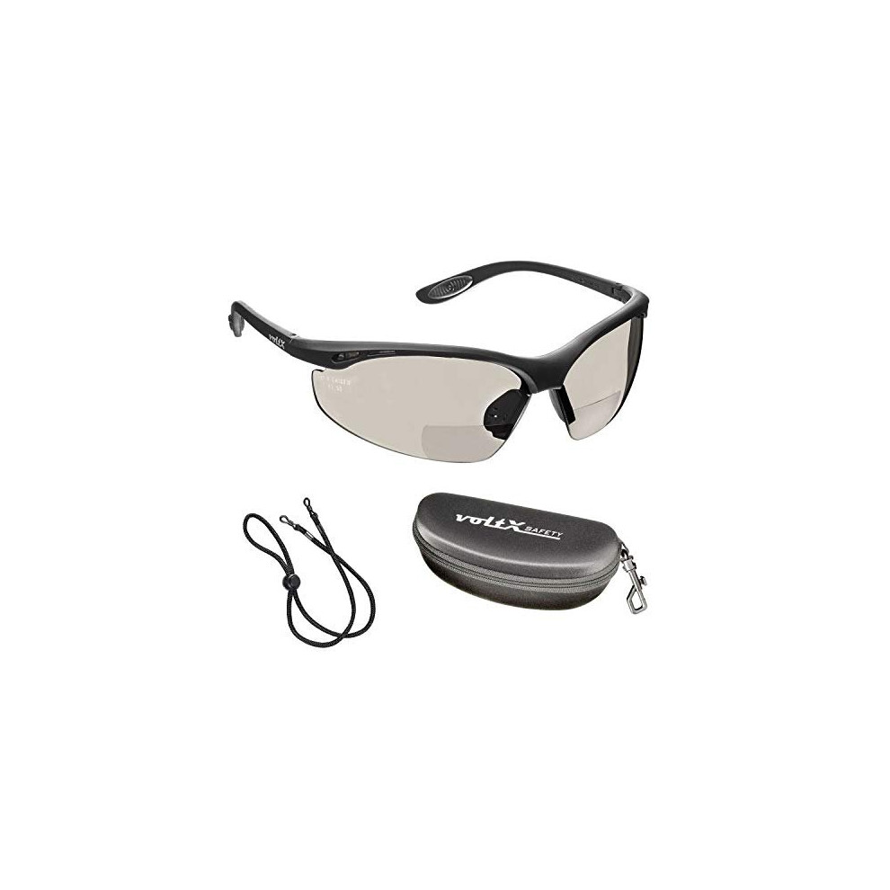Constructor Bifocal Reading Safety Glasses Mirror 15 Dioptre Indooroutdoor Lens Ukca Ce En166f Certifiedcycling Sports Glasses Includes Safety Cord 5060225833642