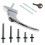 Chrome UPVC Universal Inline Espag Lockable Window Handle Smart Spindle 1