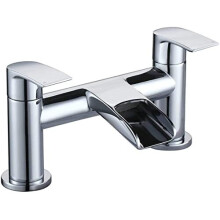 Waterfall Bath Tap Hapilife Modern Bathroom Tub Monobloc Bath Filler Mixer Chrome Double Lever