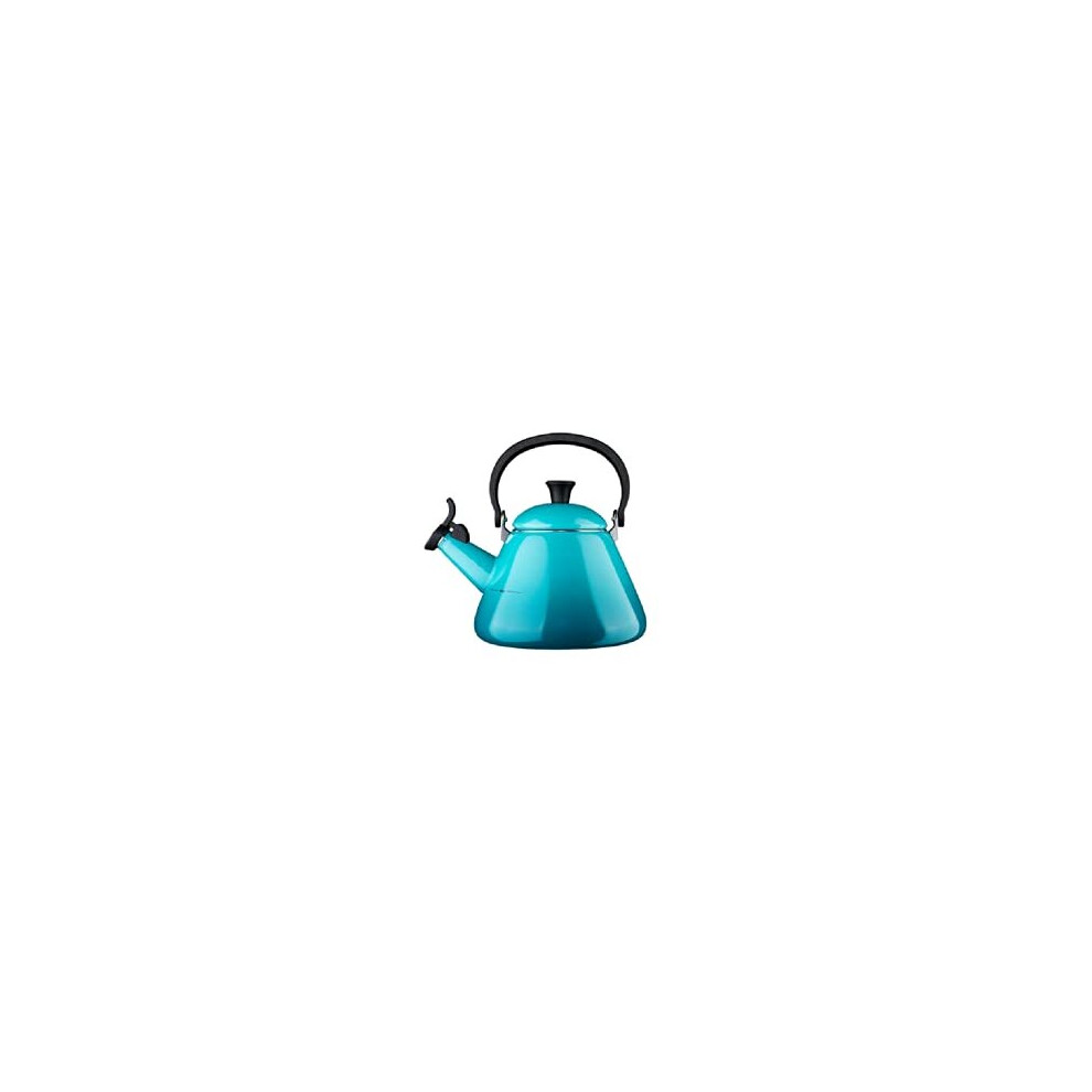 Kone StoveTop Kettle with Whistle Suitable for All Hob Types Including Induction Enamelled Steel Capacity 16 L Teal 92000200490000