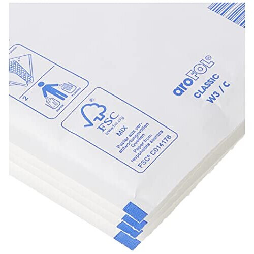 140 x 195 mm Bubble Padded Envelope White Pack of 20 2