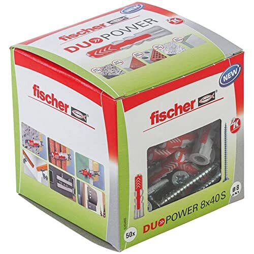 Fischer FISCHER DUOPOWER STIK 8x40 S 50 stk.