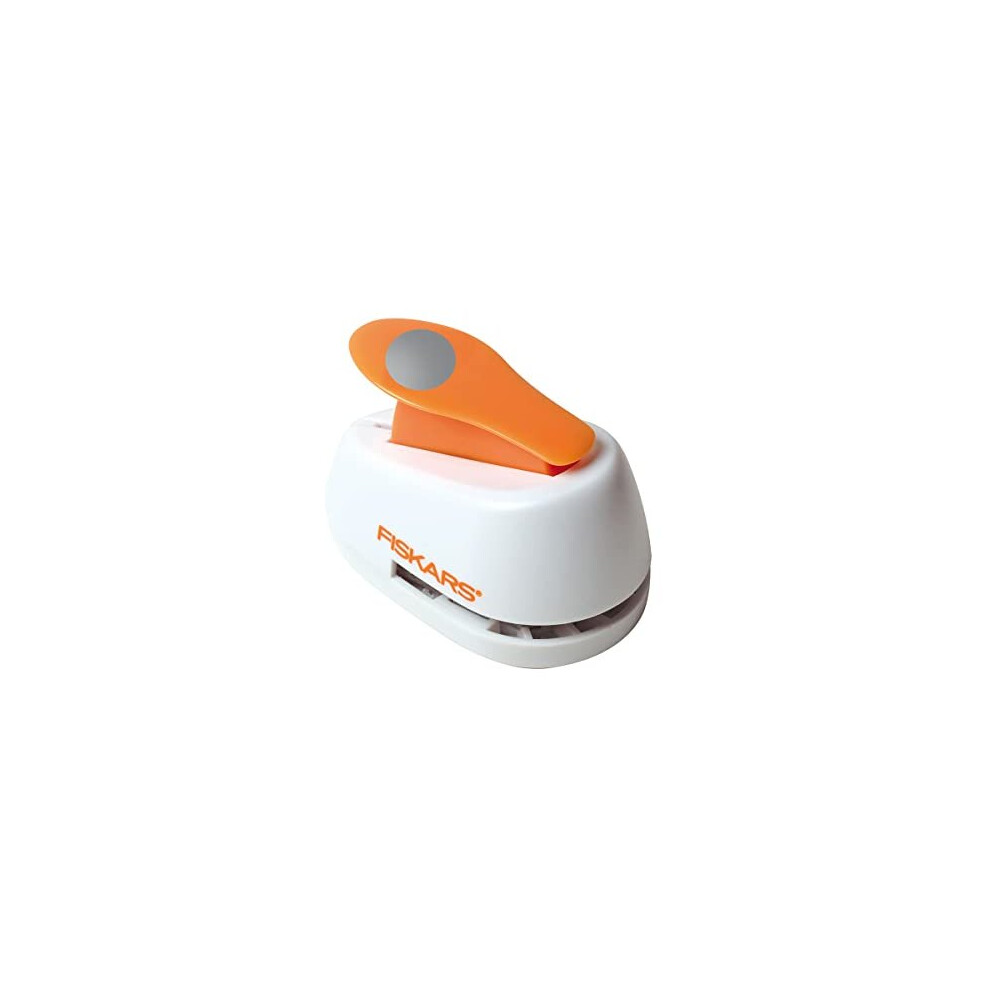 Motive Lever Punch Circle Diameter 25 cm for Left And Right Handers SteelPlastic WhiteOrange Lever Punch M 1004748