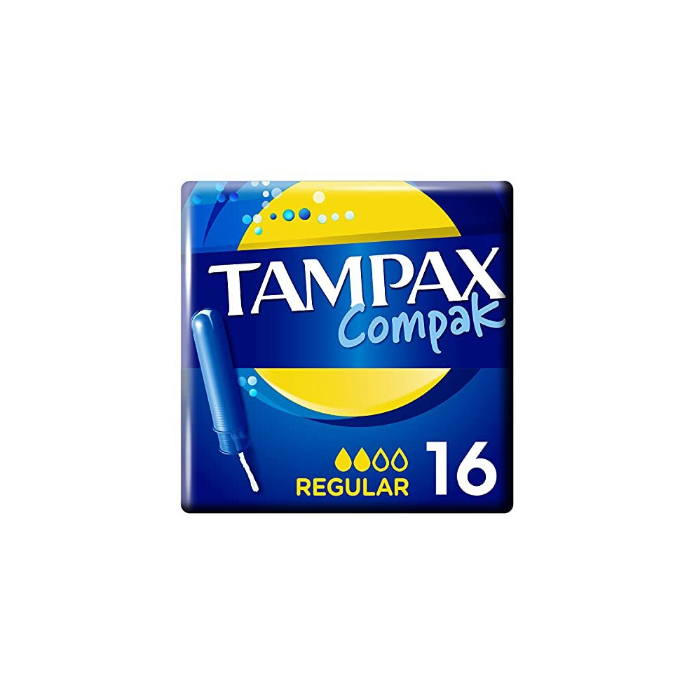 Tampax Compak Regular Tampons with Applicator 16 Pieces