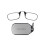 Reading Glasses 200 Black Frames With Keychain Case Compact Foldable Rectangular Glasses Clipon Nose 200 Strength With FlexFit Technology 1