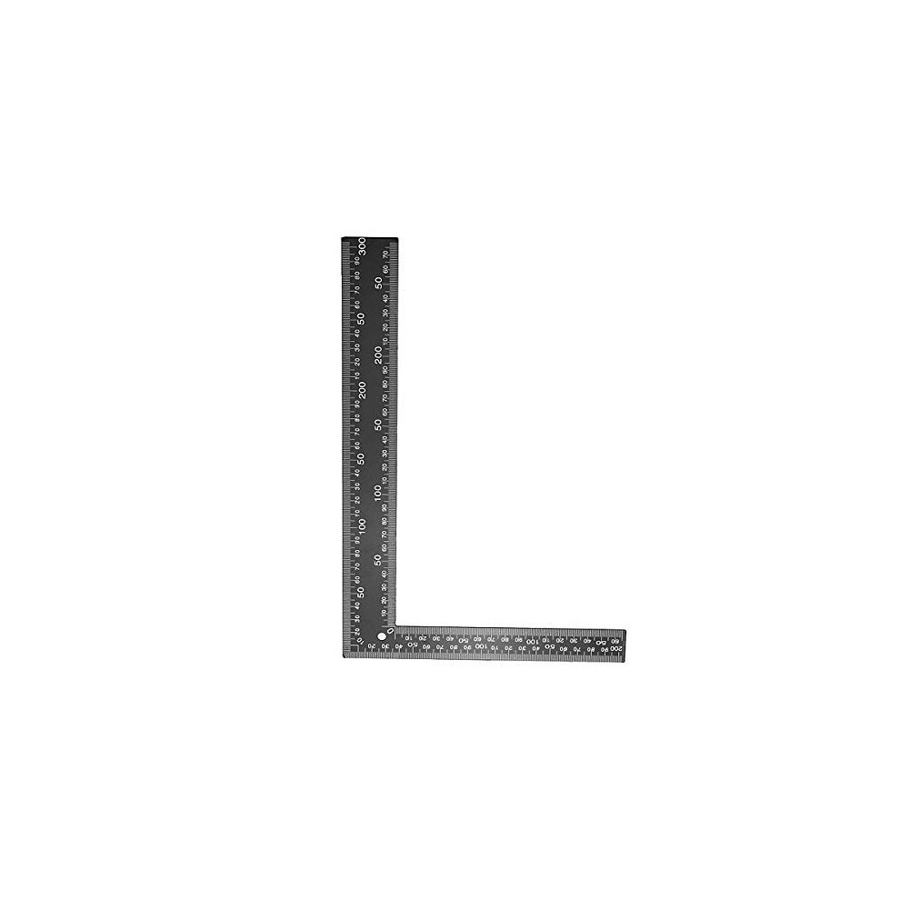 20 X 30Cm Steel Tri Framing Set Square Right Angle Straight Edge L Ruler 300Mm Ss Products 8438545553552