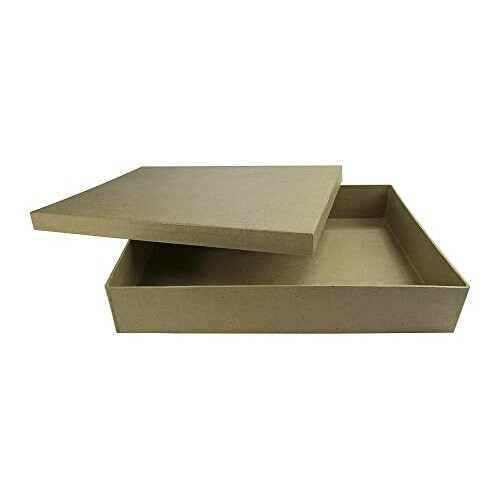 Ref BT032O A4 Rectangular Box Papier Mach Object to Decorate 22 x 32 x 55cm Decorate with Dcopatch Papers PaperPatch Glue Glitter Paints 1