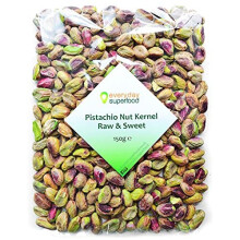 Shelled Pistachios Unsalted and Raw Pistachio Nut Kernels Ideal for Baking or as Snack Certified Vegan and Kosher 150g