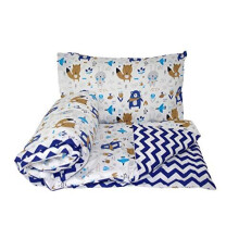 PRAM 2pcs Bedding Set Duvet Cover Pillowcase 60x80cm for Prams Moses Baskets 3