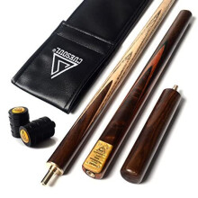 57 Handcraft 34 Jointed Snooker Cue With ExtensionJoint Protector Packed in Leatherette Cue Bag D304