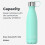 HYDRATE Super Insulated Stainless Steel Water Bottle 500ml Bpa Free Hydro Flask Metal Water Bottle Leakproof Reusable Vacuum Drinking Thermos Flask 24 Hours 4