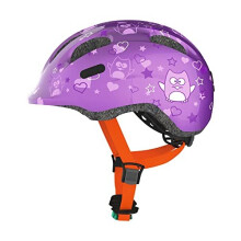 Smiley 20 Kids Helmet Bike Helmet for Girls and Boys Purple Size M