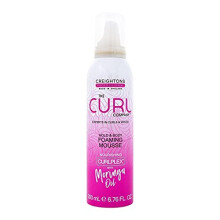 Hold and Body Foaming Mousse 200 ml Defines Curls and Waves Eliminates Frizz and Smoothes Unruly Flyways Professionally Formulated with Curplex and
