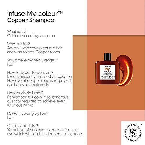 Infuse My Colour Copper Shampoo 250 ml Pack of 1 2