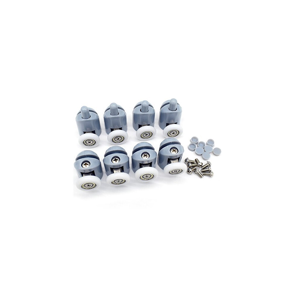 8 Shower Door Rollers Wheels Runners Pulley Roller 25Mm 736561502478