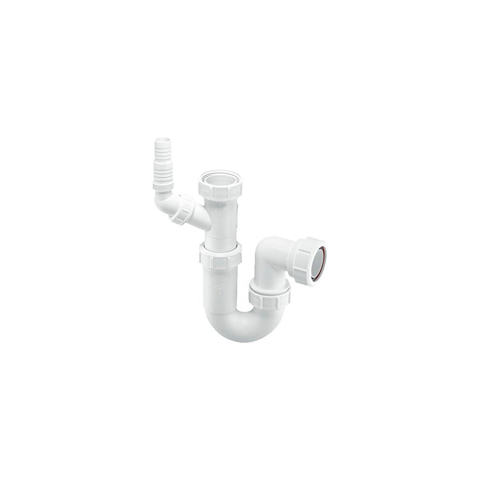 WM15 Adjustable Sink Trap with 135 Degree Swivel Nozzle White