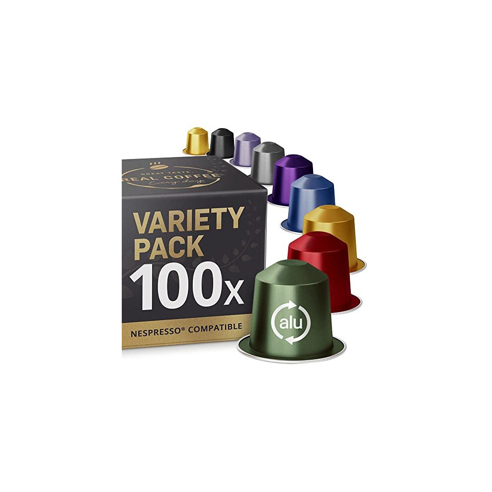 Variety Pack 100 Nespresso Compatible Pods TestWinning Capsules 9 Different Varieties