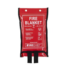 SVB2K100P Premium Kitemarked Fire Blanket Standard Fire Blanket 12 m x 12 m Suited To Use In Kitchen Study Garage Caravan
