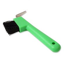 EZIGROOM Hoof PickBrush Lime Green