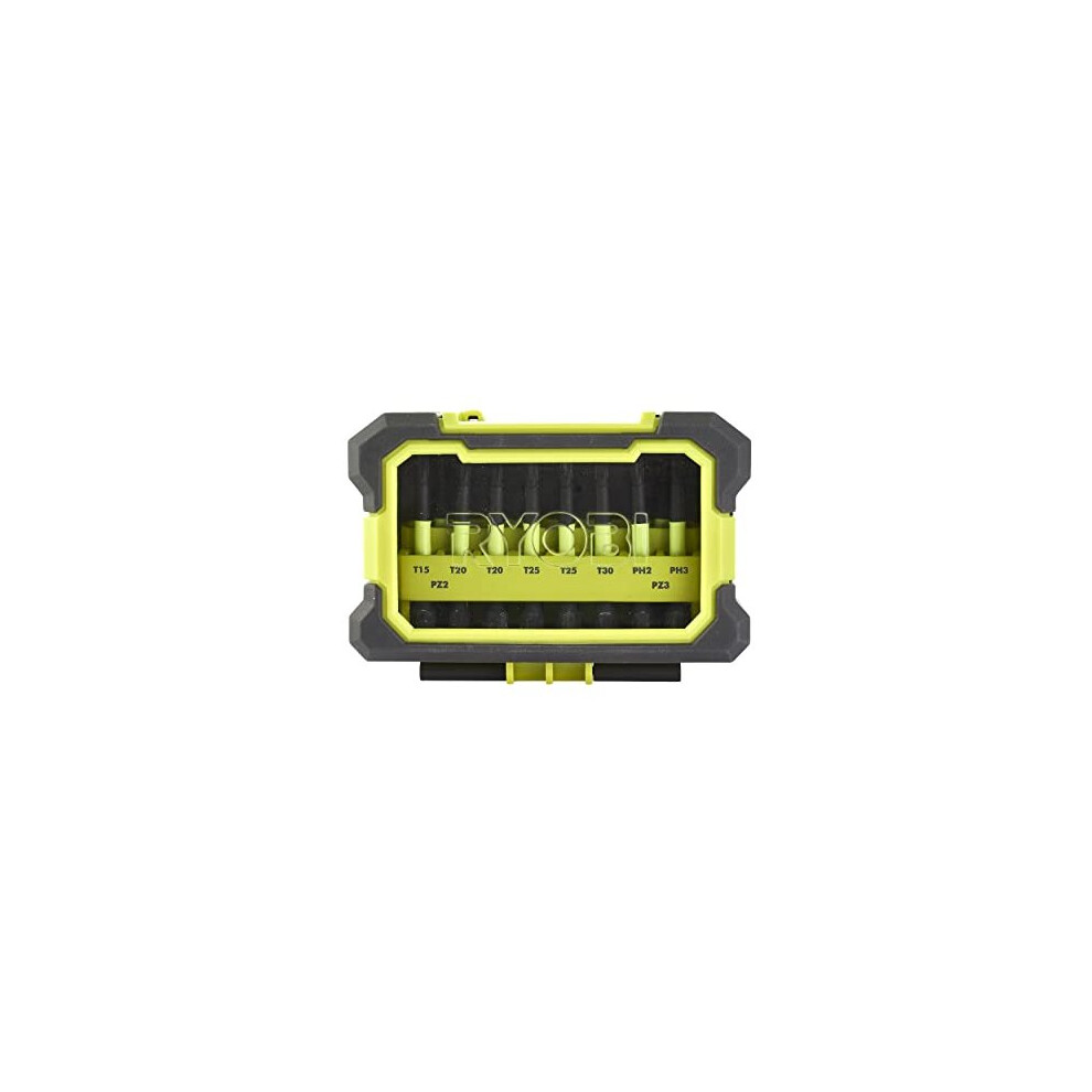 Ryobi Rak10msdi Torque Impact 50Mm Screwdriver Bit Set 10 Piece