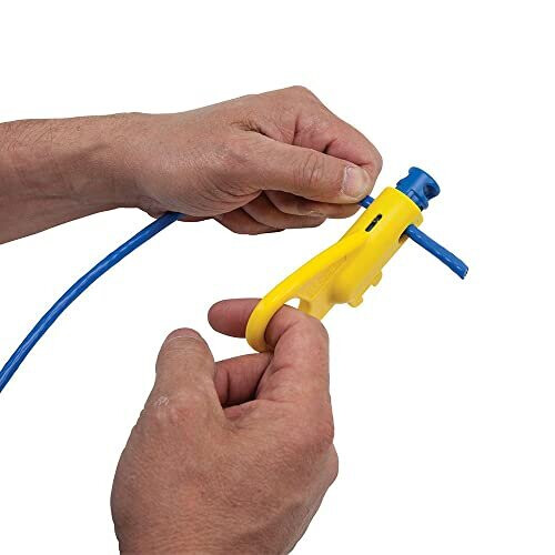 Twisted Pair Radial Stripper Klein Tools VDV110261YellowBlue 2