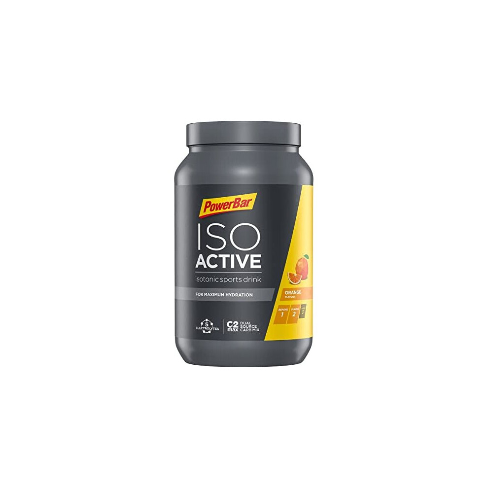 Powerbar Isoactive Orange 1320g Isotonic Sports Drink 5 Electrolytes C2MAX