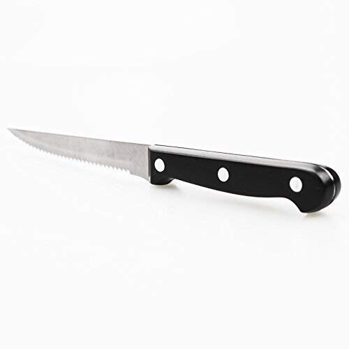 8 Triple Rivet 45 Steak Knife Set Black 2