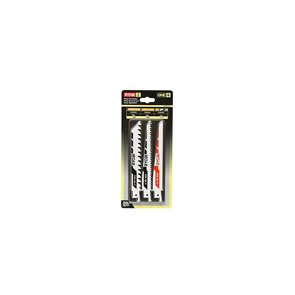 RAK3RBWM Reciprocating Saw Blade Set 3 Piece