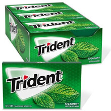 Spearmint Sugar Free Chewing Gum with Xylitol 14 Sticks 39 ml